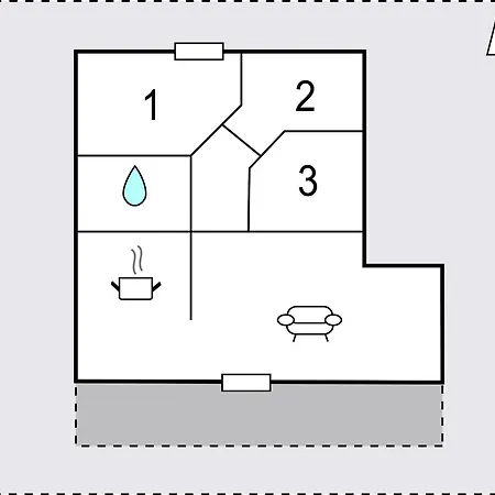 度假居 Awesome Home In Hejls With Wifi Hejls